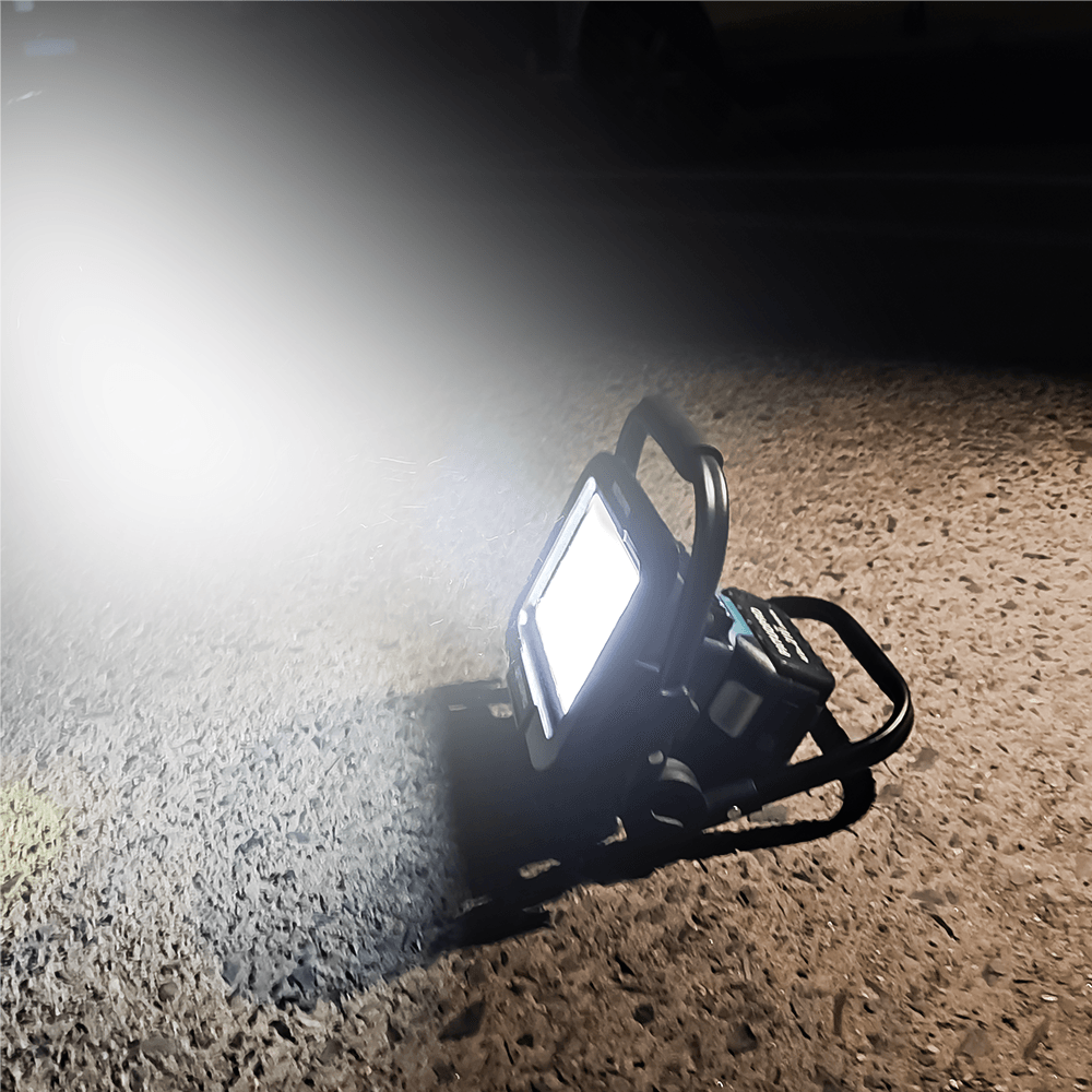 4 Zoll 48 LED Dual USB Winkel verstellbar kabelloses Arbeitslicht draussen Taschenlampe Camping Lampe Notbeleuchtung Scheinwerfer