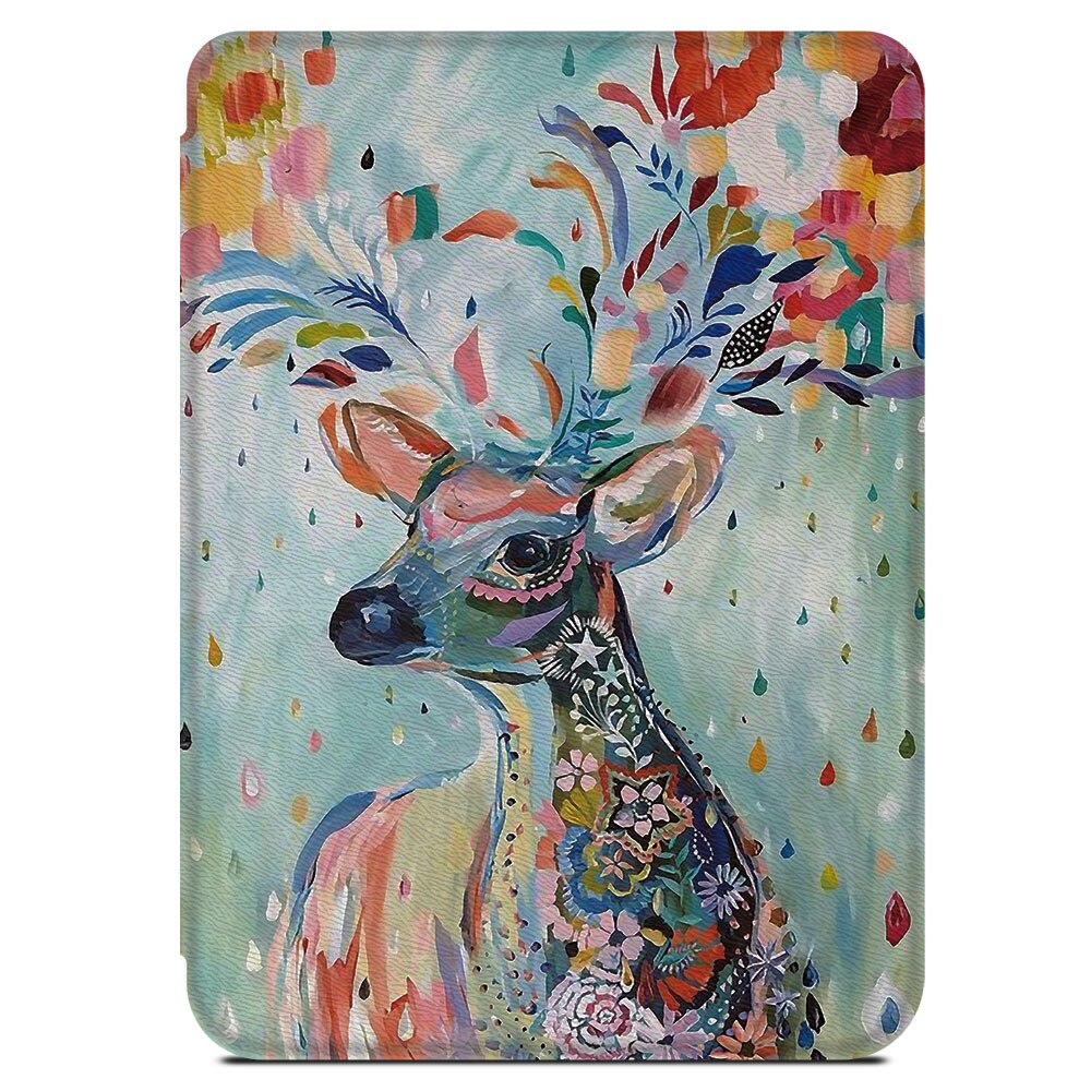 Bozhuorui Case Voor Alle Kobo Nia E-Reader Release-Lichtgewicht Fit Slim Smart Beschermhoes met Auto Sleep/Wake: Christmas deer