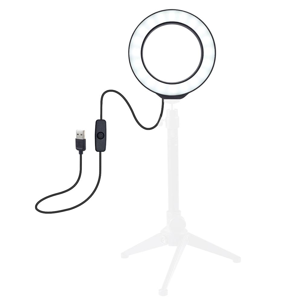 4.7 tuuman 12cm tuuman usb led-rengasvalo vloggaus valokuvaus videovalot led-kameran selfie-valorengas suora lähetys videokuvaus