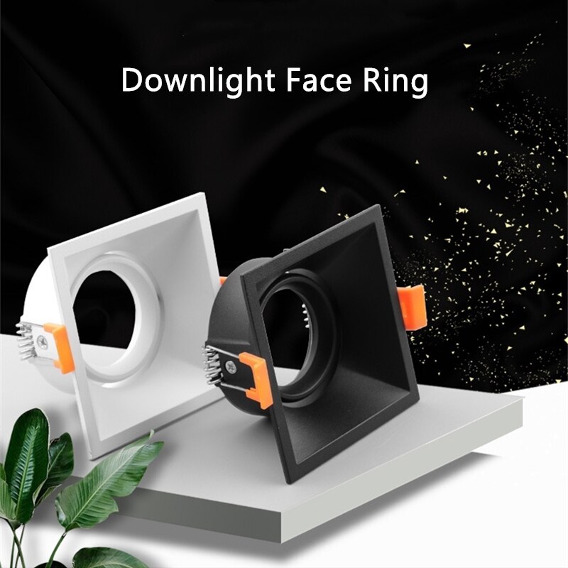 Platz LED Einbau Decke Montage Downlight Lampen Sockel Basis GU10/Herr16 85mm See Rahmen Halterung Stelle Lichter Montage leuchten
