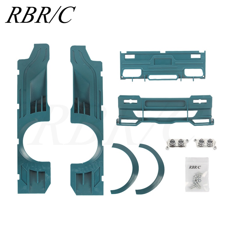 Szerokie ciało nisko leżące duże otoczone i rozdmuchiwane akcesoria robić modyfikacji części robić WPL D12 RC mikro ciężarówka samochód: Surrounded zielony