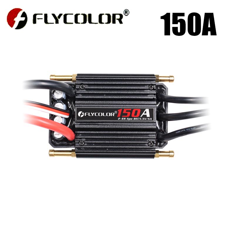 Original Flycolor 50A 70A 90A 120A 150A Bürstenlosen ESC Geschwindigkeit Regler Progaming Karte 2-6S Lipo BEC 5,5V/5A für RC Stiefel: Lila