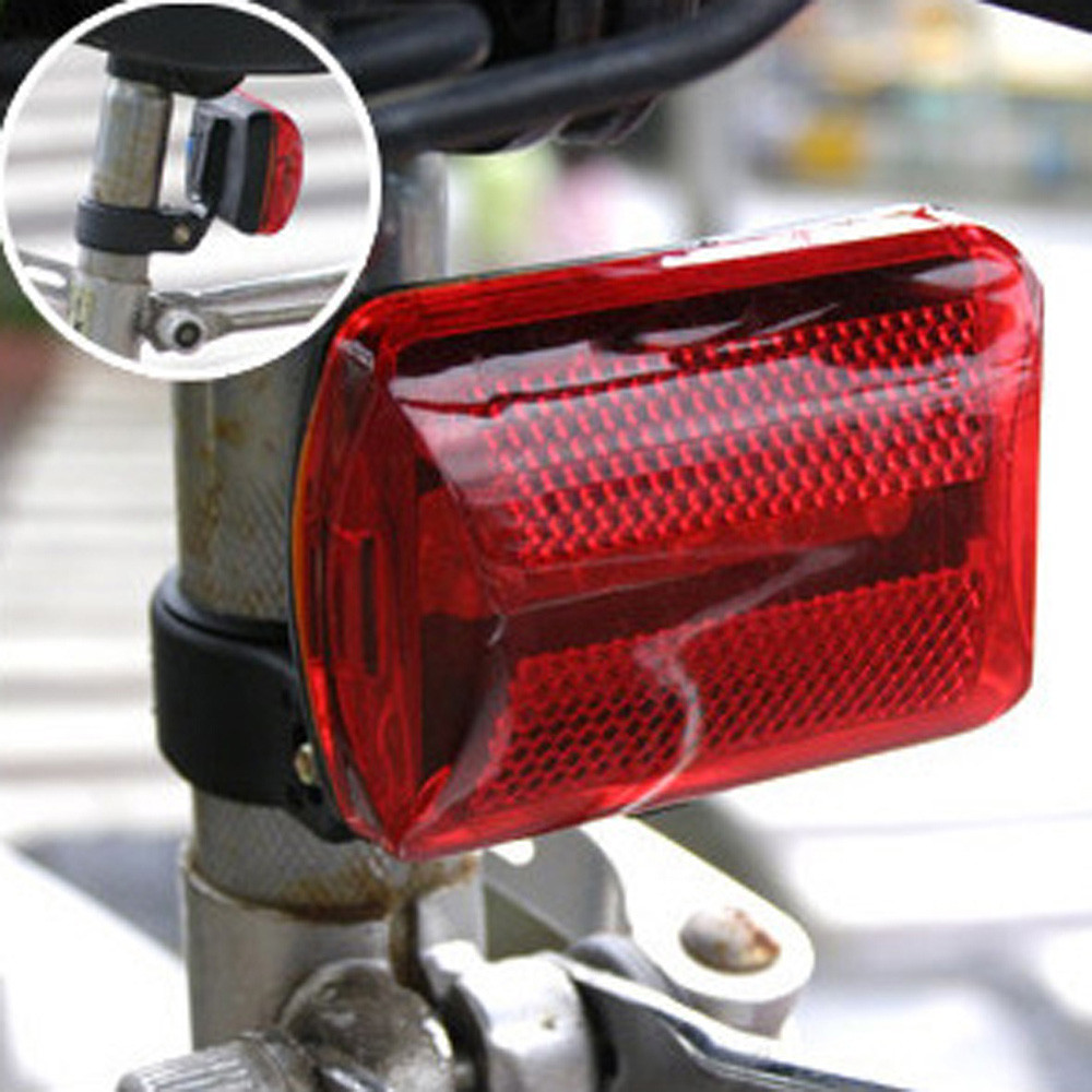 fiets licht 5LED 2 modi Fiets Achterlichten Waarschuwingslichten Versterken waterdicht voor Mountain Road Fietsen 21