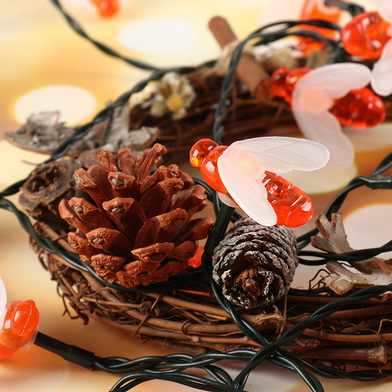 Leuke Honey Bee String Lights Bee Outdoor Tuin Patio Decoraties Fairy Lights