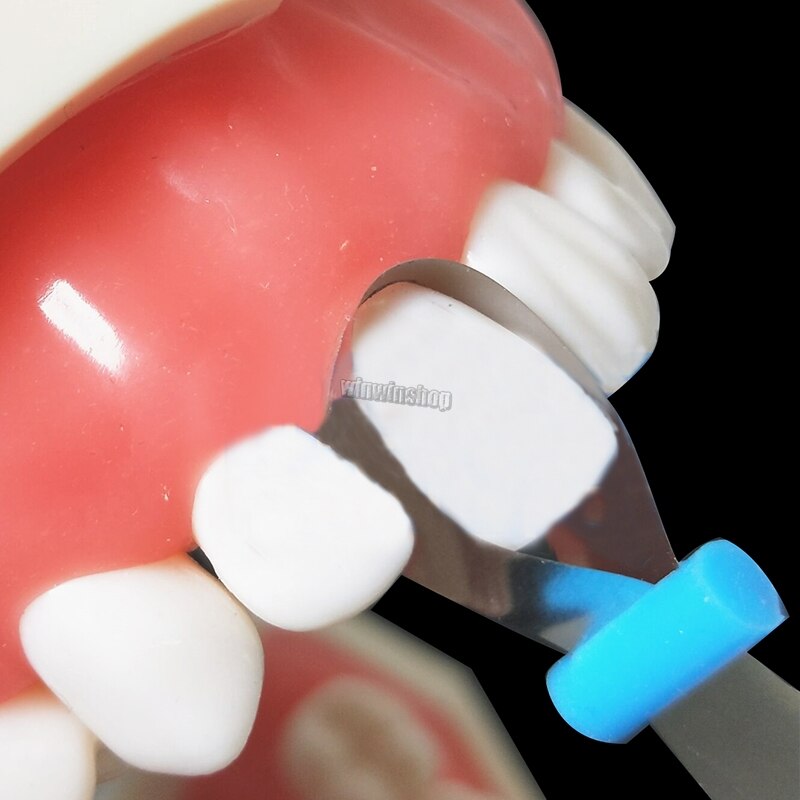 Matrices frontales dobles para dentistas, Material de matriz Dental de Metal contorneado, ortodoncia