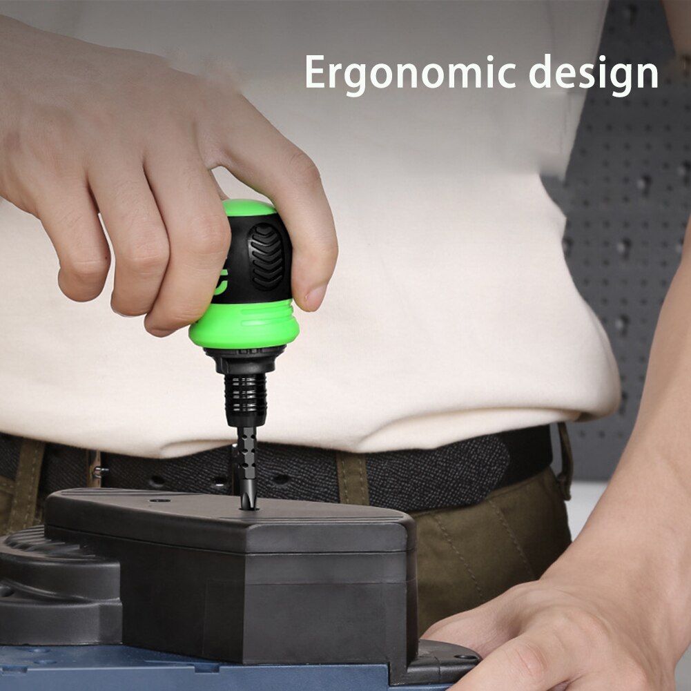 Dual Purpose Slotted/Phillips Screwdriver Cross Word Ratchet Steel Retractable Slotted/Phillips Screwdriver