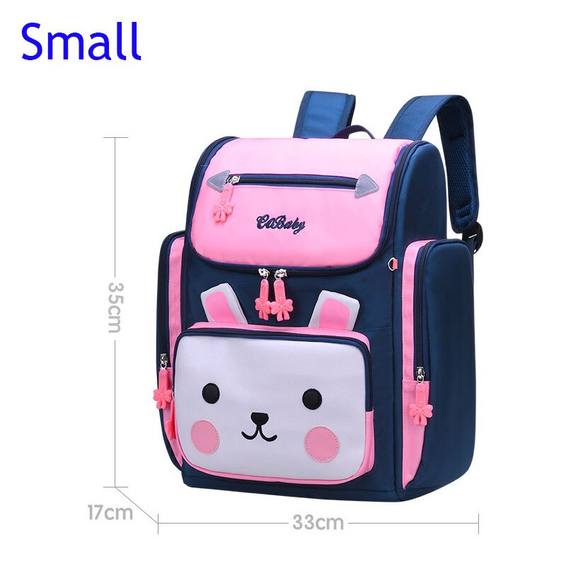 Girls School Bags Children Backpack Primary Bookbag Orthopedic Princess Schoolbags Mochila Infantil sac a dos enfant: pink small