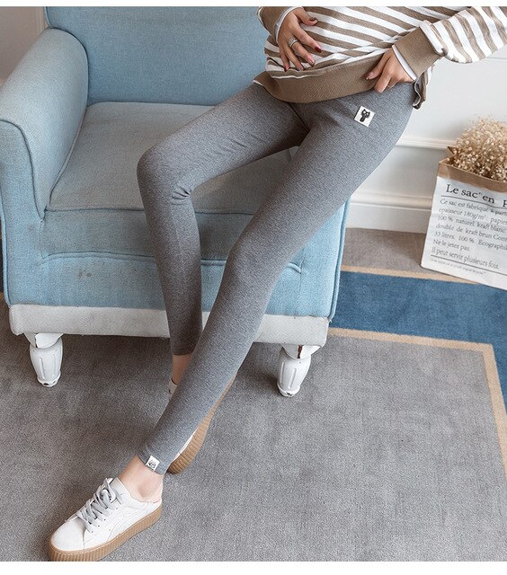 Cotton Maternity Leggings Pants For Pregnant Women Warm Winter Slim Maternity Clothes Thick Pregnancy Trousers Clothings
