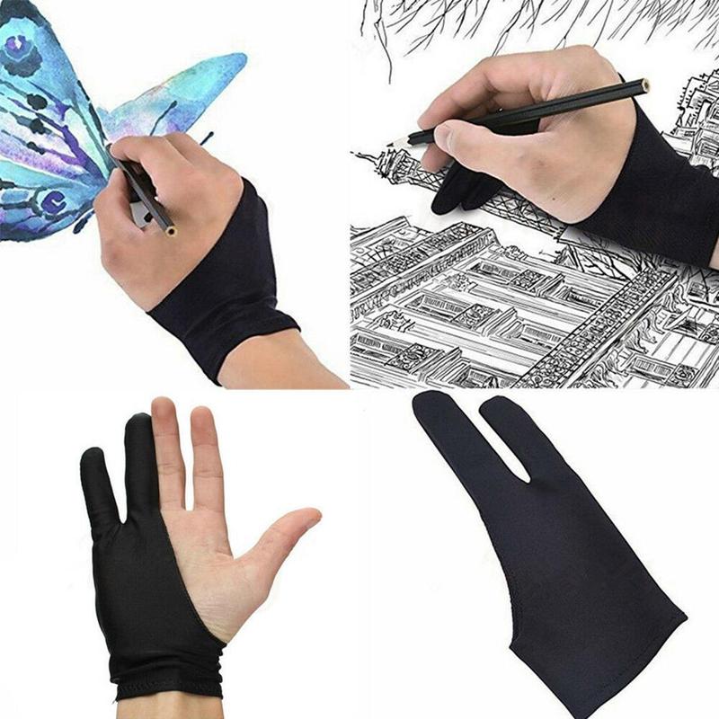 Single-fitting Anti-fouling Painting DrawingTwo-finger Gloves Painting Anti-wear Sketch Oil Painting Artist Drawing For Drawing