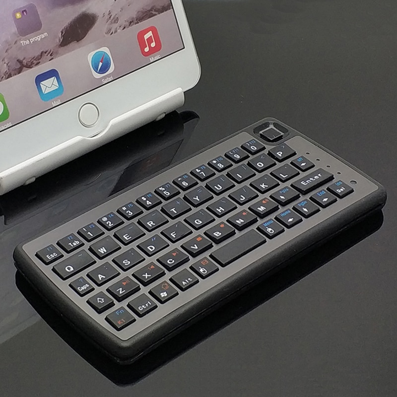 Mini dubbla bluetooth trådlöst tangentbord touch mus mobiltelefon surfplatta notebook apple dator laddar mus och tangentbord set