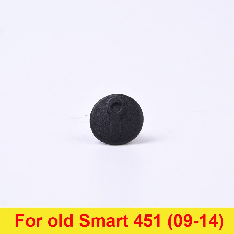 Til smart 451 453 fortwo forfour tilbehør bil styling venstre dørhåndtag låg bil nøglehul cover originalt produkt: Hvid