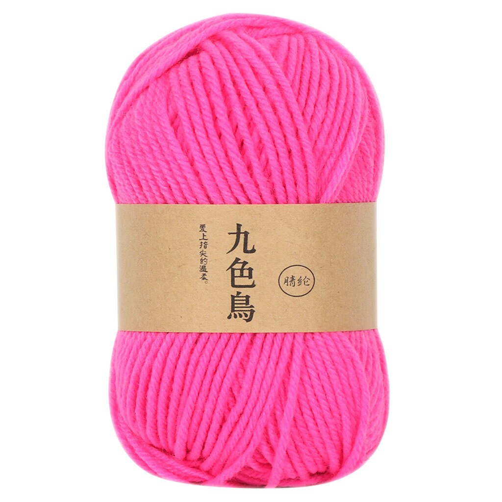 Acrylic Line Crochet Diy Medium Thick Cushion Doll Hook Shoes Line Wool: K