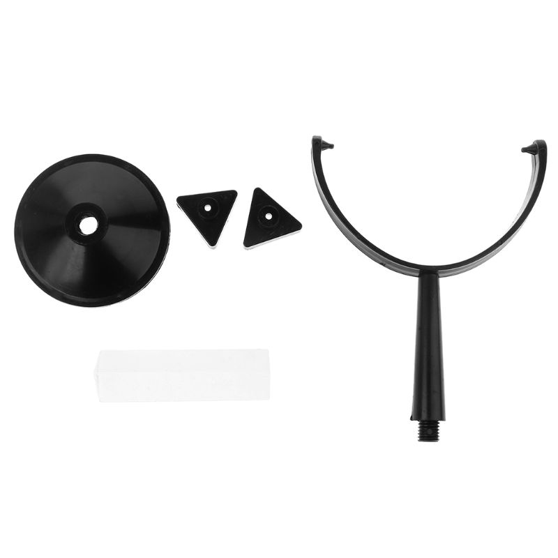 Optical Glass Triple Triangular Prism with Stand for Physics Light Spectrum Teaching