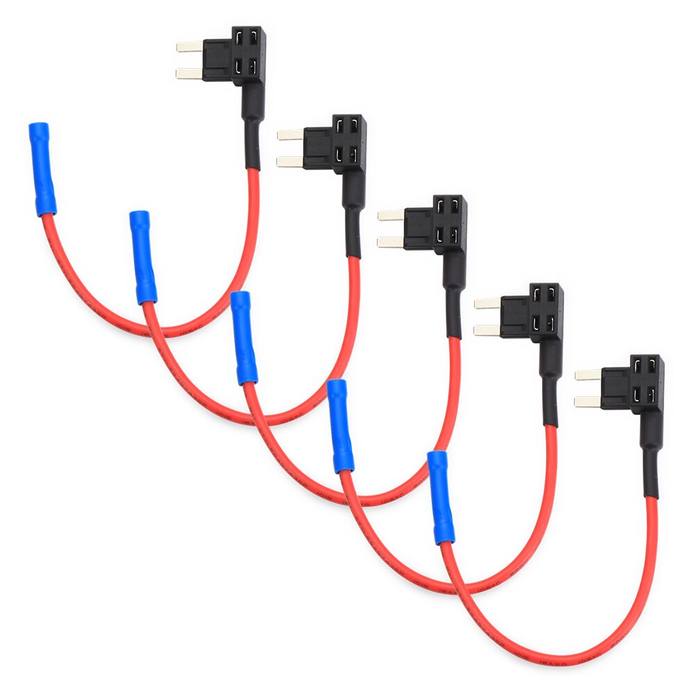 Adaptador de fusible de circuito A para coche, Mini portafusibles de cuchilla ATM, accesorios eléctricos para coche, 12V, 1/3/5 Uds.