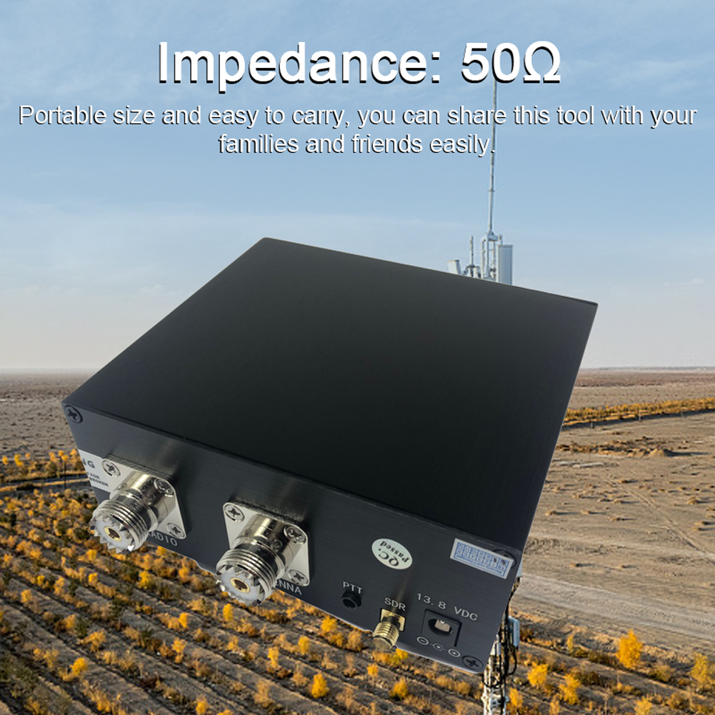 160Mhz 100W Aluminium Legering Draagbare Sdr Transceivers Radio Schakelaar Antenne Sharer Praktische Signaal Apparatuur Accessoire