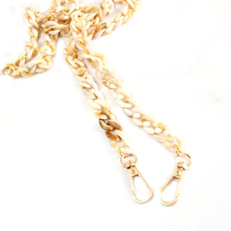 1 PC Detachable Replacement Shoulder Strap Bag DIY Acrylic Resin Handbag Chain Plastic Strap for Women Bag Accessories