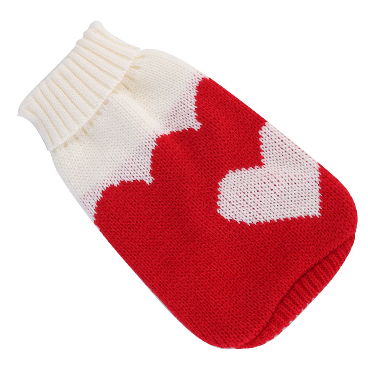 Soft Pet Winter Knitting Comfortable Sweater Dog Clothes Heart Pattern Knitwear For Dog Cat Cute Pattern Pet Knitted Sweater