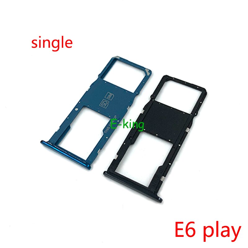 For Motorola Moto E6 Play Sim Card Slot Tray Holder Sim Card Reader Socket