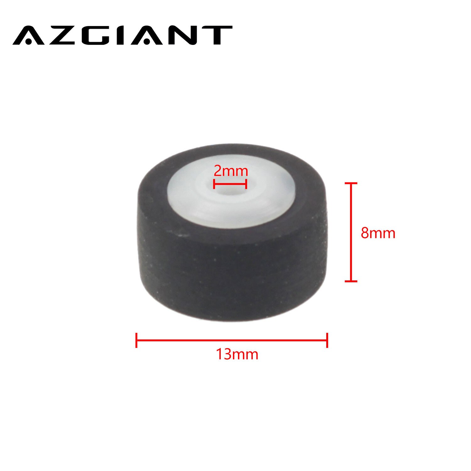 6Pcs 13X8X2Mm Cartridge Audio Radio Beweging Roller Tape Recorder Druk Cassette Recorder Riem katrol Voor Sony Speler: 6pcs  13x8x2mm A