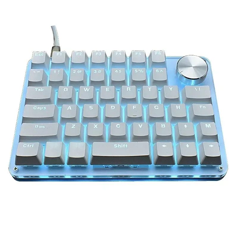 Mini teclado mecánico G50 Mk45, perilla de teclado numérico RGB, teclado de programación Macro, accesorios ergonómicos, de dibujo, de oficina