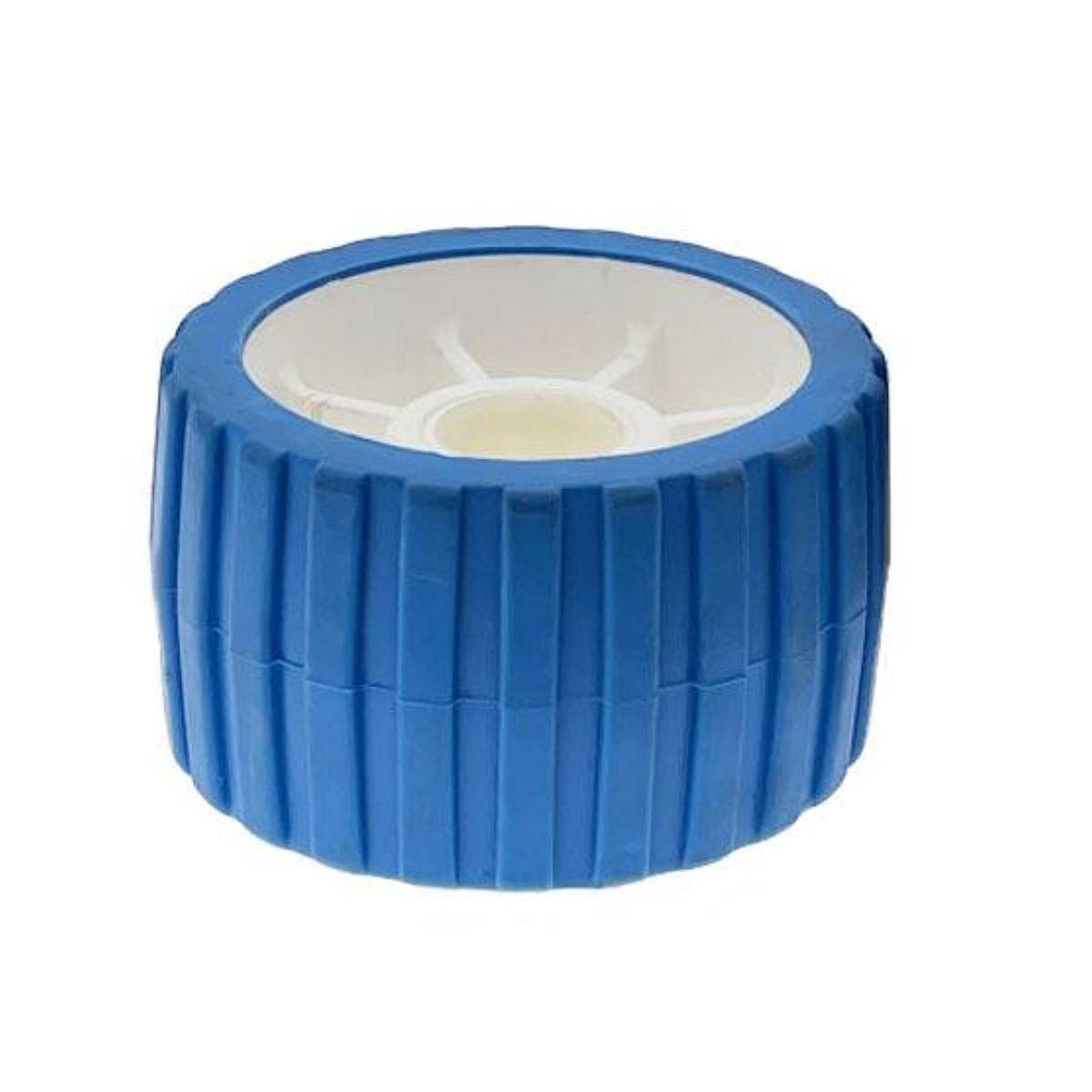 Trailer Roller Wheel Substituição, Wobble para Barco, Motor Marinho, Iate, Borracha, Heavy Duty, Acessórios bote: CÉU AZUL