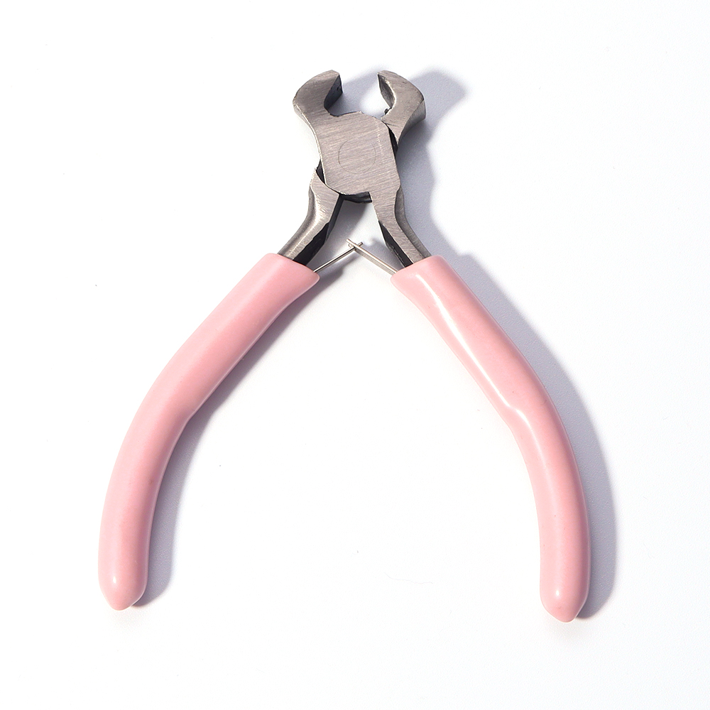 Portable Pink Color Stainless Steel Pliers Tools Set Round Nose Cutting Wire Plier Kit For Handcraft Beading DIY Jewelry Making