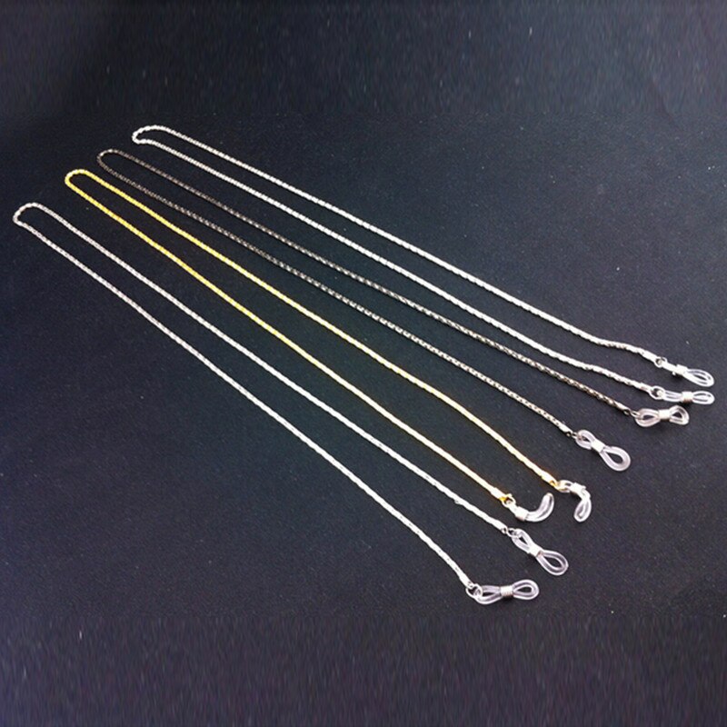 4 kleuren 61cm ketting voor metalen bril brillen ketting koord leesbril zonnebril koord riem