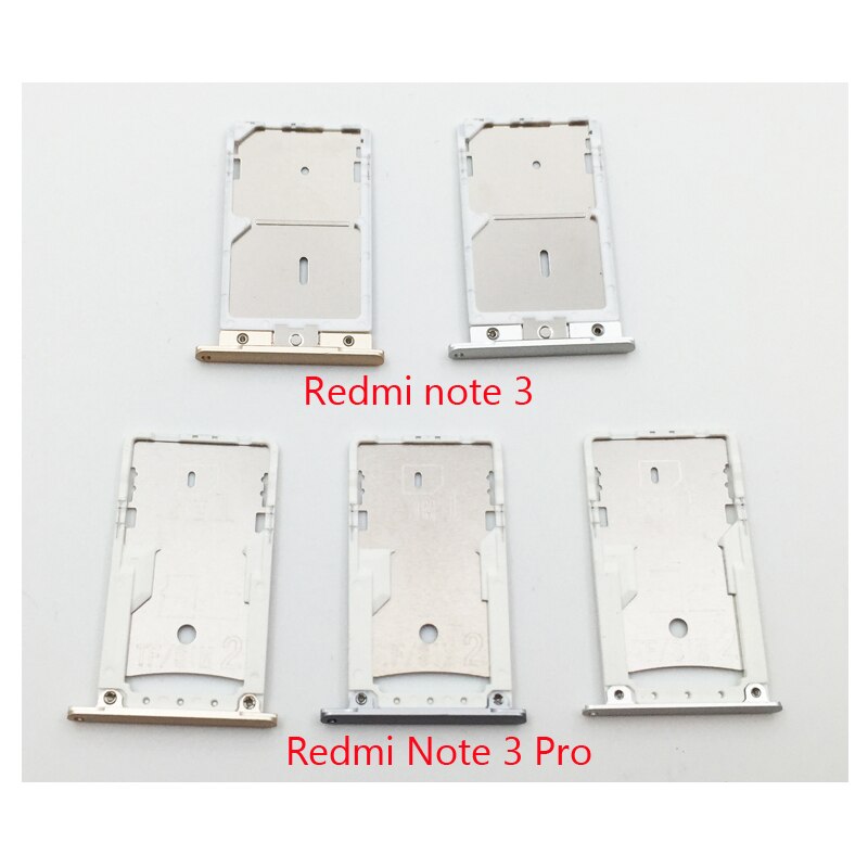 Original For xiaomi Redmi Note 3/ Redmi Note 3 Pro SIM card reader connector holder SIM tray SIM reader socket module Parts