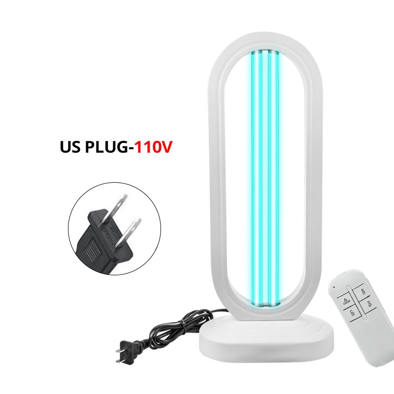 UVC Quartz Lamp Disinfection Light Ultraviolet Lamps UV Sterilizer 110V 220V Bactericidal Lamp Germicidal Light Home Sanitizer: US Plug