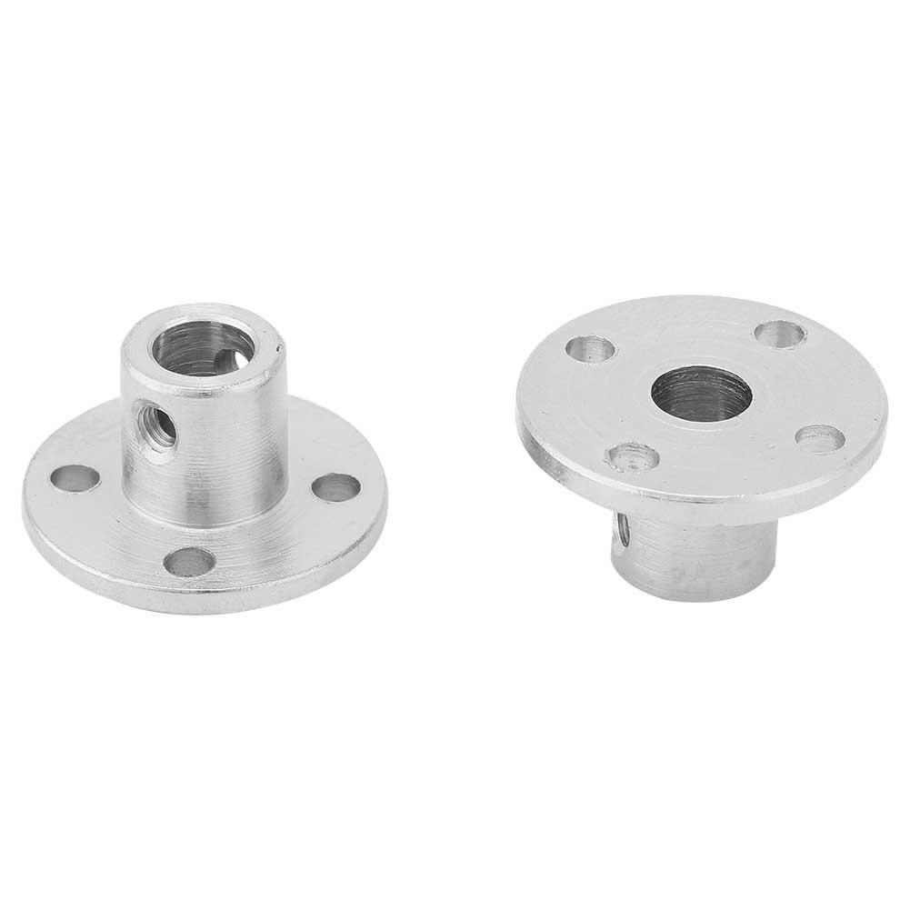 Acoplador de guía de Motor M3, acoplamiento de brida rígida, Conector de eje de mandíbula de Motor, ID 6mm OD 10mm, 2 uds.