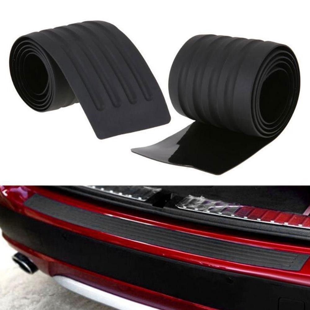 Luggage guard plate rear bumper guard rubber pad guard sill door rear baffle Anti-scratch car rear threshold I4S5