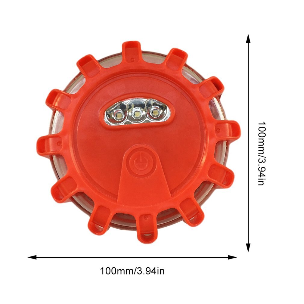 ICOCO Led Multi-Function Safety Warning Light Road Red Flares Flashing Warning Roadside Emergency Safety Light For Car Truck