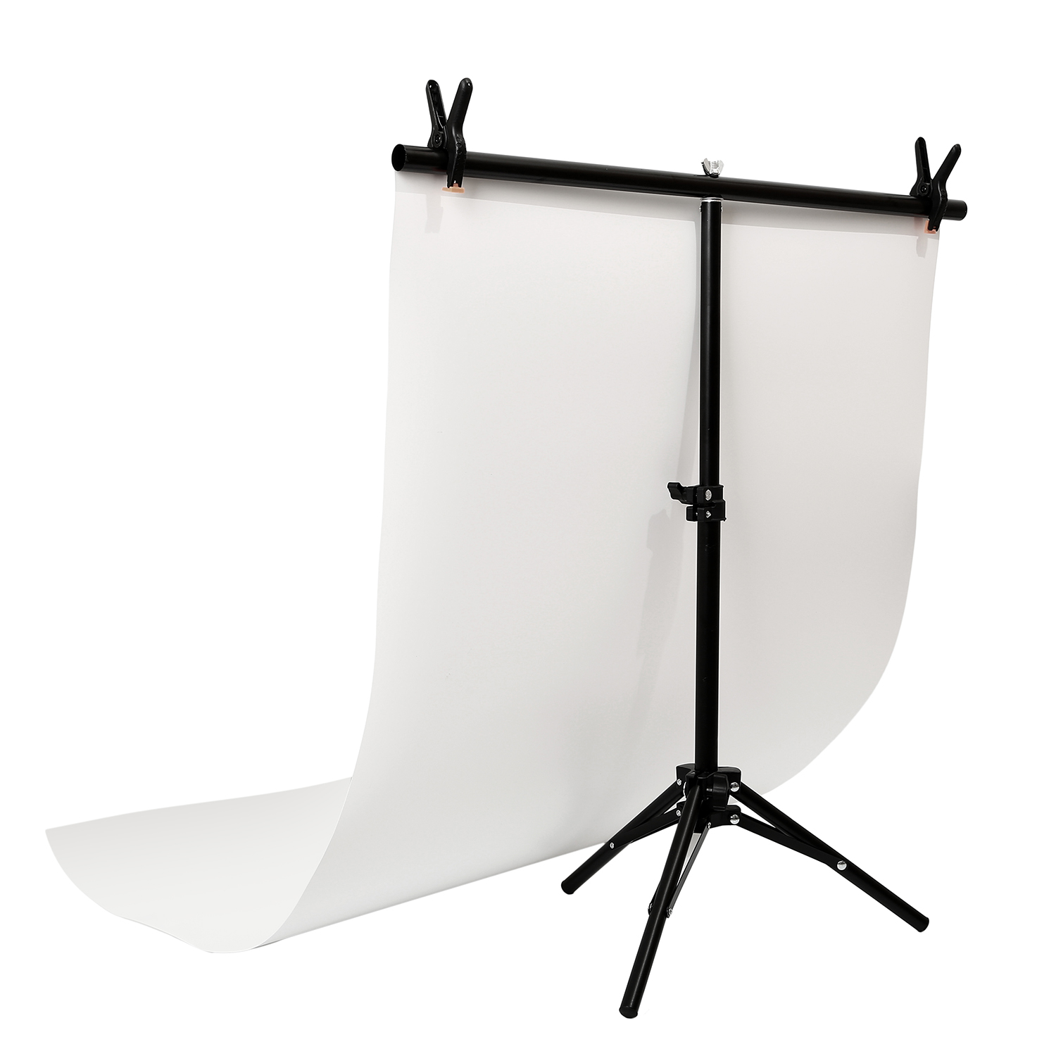Photography PVC Backdrop Background Support Stand System Metal backgrounds for photo studio with 2 clamps
