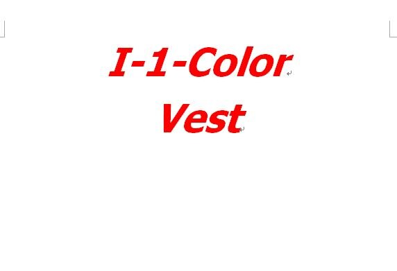 I-1-Color Vest Beste Fabriek Alle Hetzelfde Als IC...