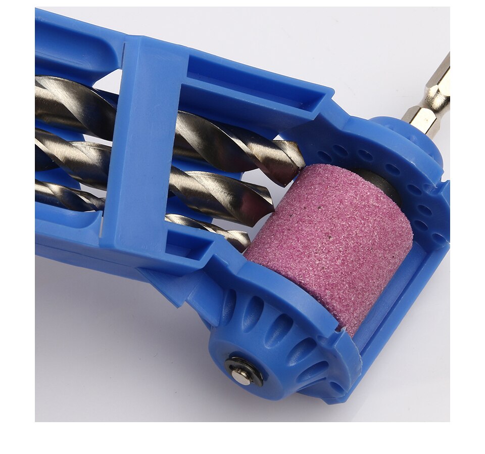 2.0-12.5Mm Draagbare Boor Slijper 1 Set Korund Slijpschijf Bit Tool Twist Boor Slijpen Machine