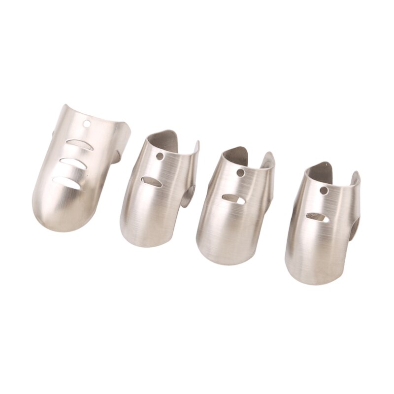 4Pcs Finger Guard Protect Hand Anti Cutting Protector Cutter Cut Finger Protection Tool Stainless Armor Kitchen Gadget: Default Title