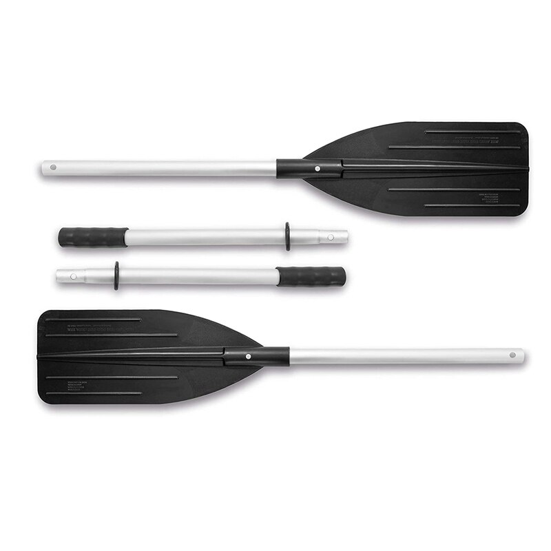1Pair Kayak Paddle Kayaking Boating Oar with Paddle Leash for Inflatable Boats