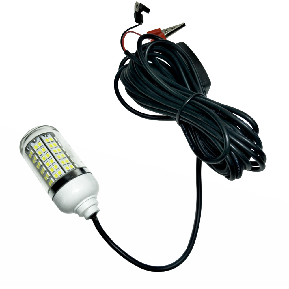 LED Underwater Light Lamp 12V Waterproof For Submersible Night Fishing Boat Outdoor Lighting --M25