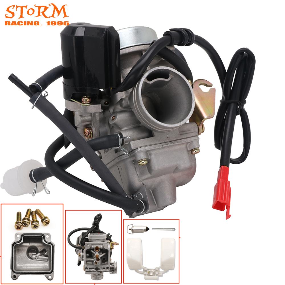 Universele Carburador 24Mm 4T Voor Yamaha GY6 110cc 125cc 150cc Scooter Bromfiets PD24J Cvk Carburateur Carb Atv Quads go-Kart Buggy
