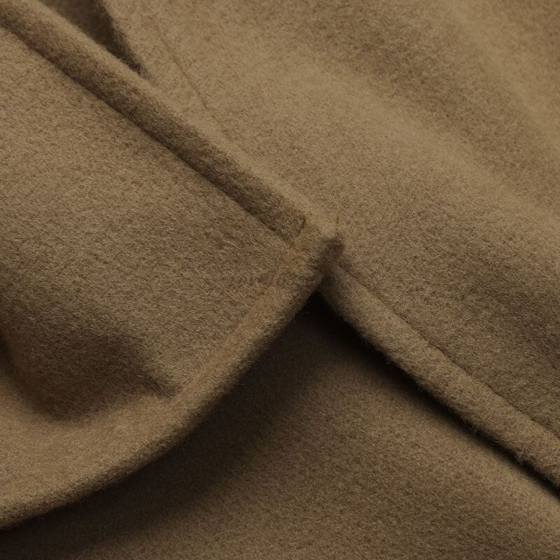 Femmes hiver Vintage manteau manches chauve-souris Poncho Cape ceinture taille Trench manteau M68A