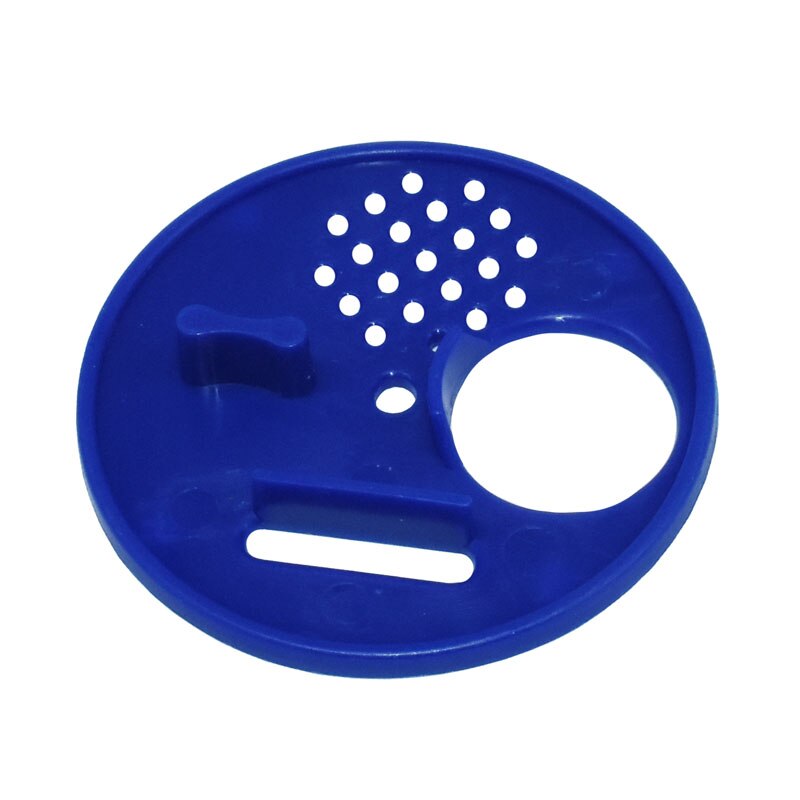 Herramientas de apicultura para colmenas, utensilio redondo de plástico para puertas de abejas, suministros para insectos, 4 Uds.: Azul oscuro