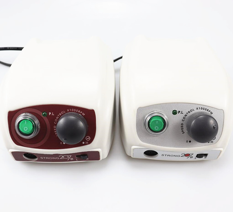 2 Keuzes 65W Sterke 207B 35K 45K Sterke Pro Manicure Machine Nail Boor Kit Voor Nail Polijsten tandheelkunde, pedicure Tool