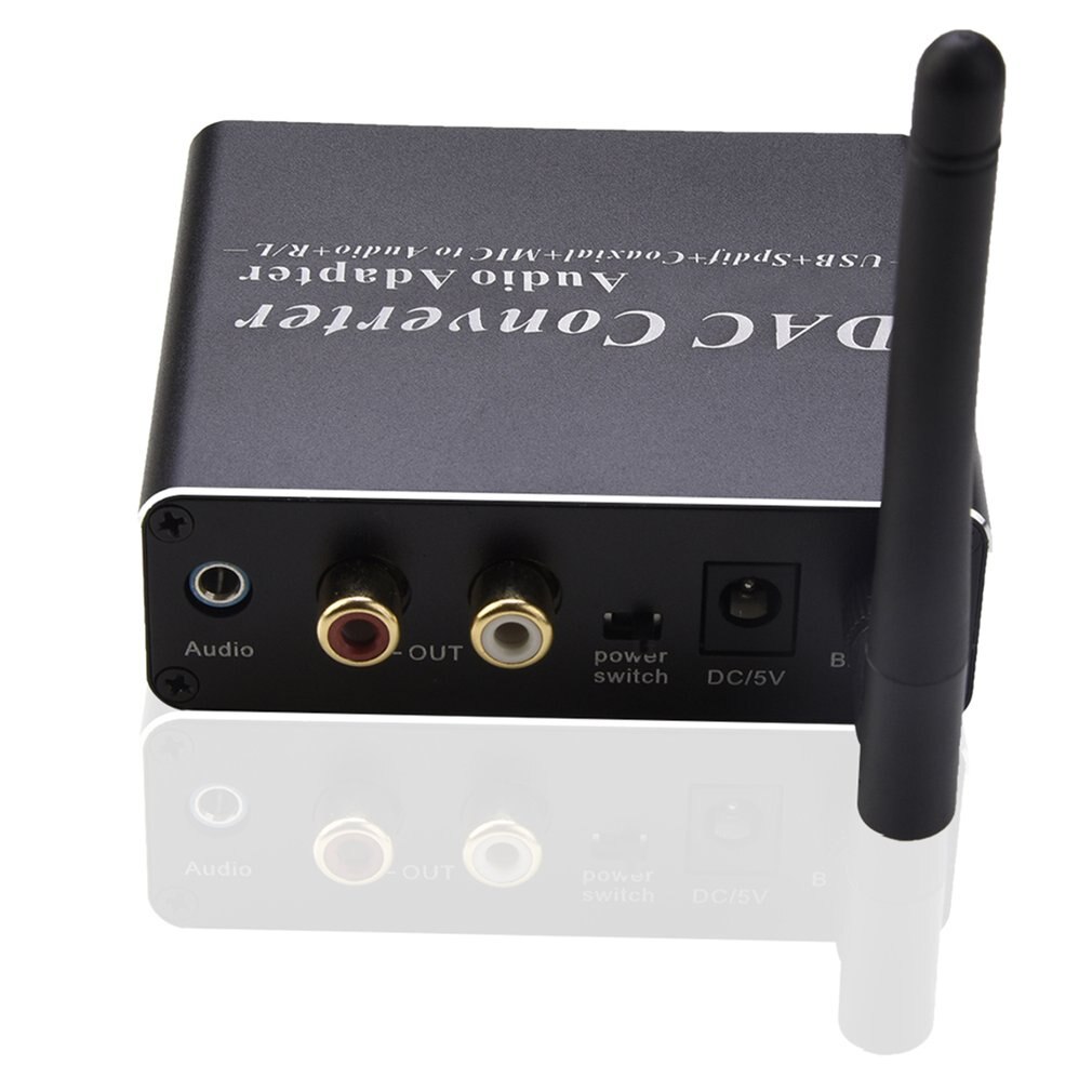 NK-Q8 DAC Audio Conversion With Wireless 5.0 Receiver Amplifier Audio DAC Decoder Adapter Receiver Amp U-disk Player