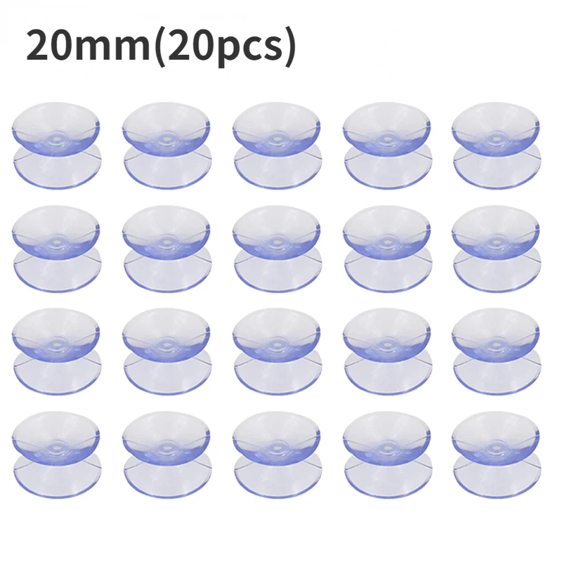 30/5 Uds ventosa de doble cara-almohadillas de ventosa para vidrio plástico acuario tubo de oxígeno DIY soporte de jabón accesorios 20/30/35mm: Naranja