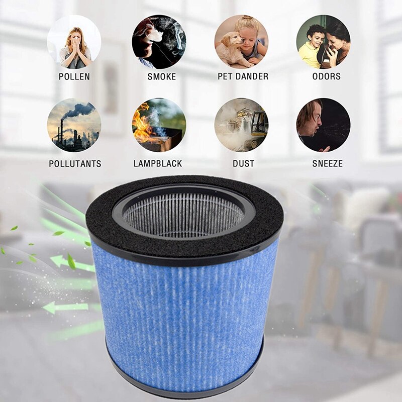Air Purifier Filter for Whirlpool Air Purifier WA-3501FK WA-3801SFK WA-3901 Filter Formaldehyde and Haze Filter Elements