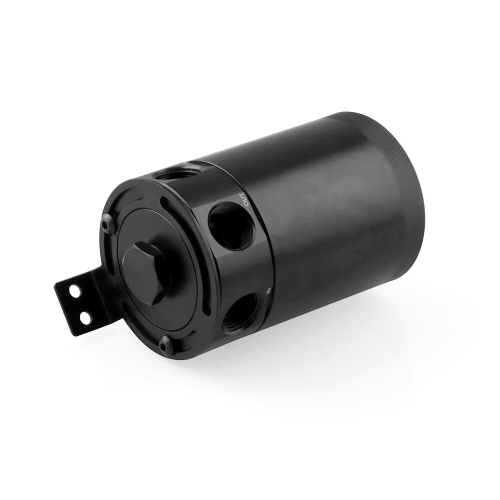 Universal Billet Aluminum Baffled Oil Catch Can Tank Oil Separator