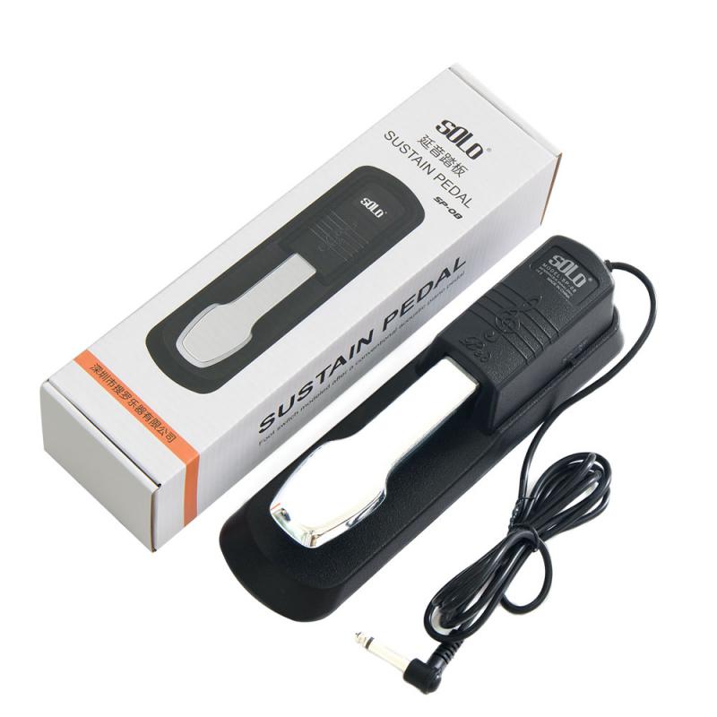 Piano Sustain Pedal Strong Sound Enhancement Keyboard Synthesizer Keyboard Pedal For Electric Piano MIDI Synthesizer: Black