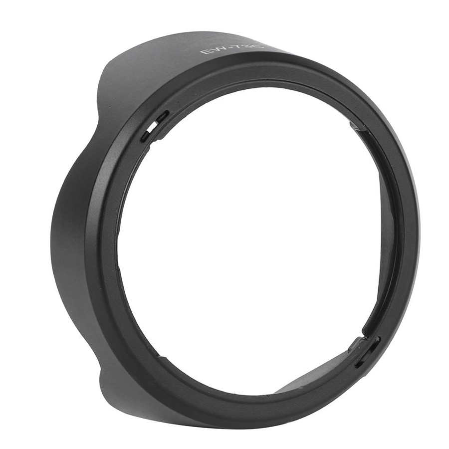 Pare-soleil en plastique noir pour caméra EW-73C, pour objectif de caméra EF-S 10-18mm f/4.5-5.6