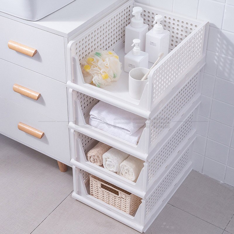 Étagère de rangement à plusieurs niveaux pour garde-robe, type de tiroir, armoire pliable, organisateur de vêtements, étagère intercalaire