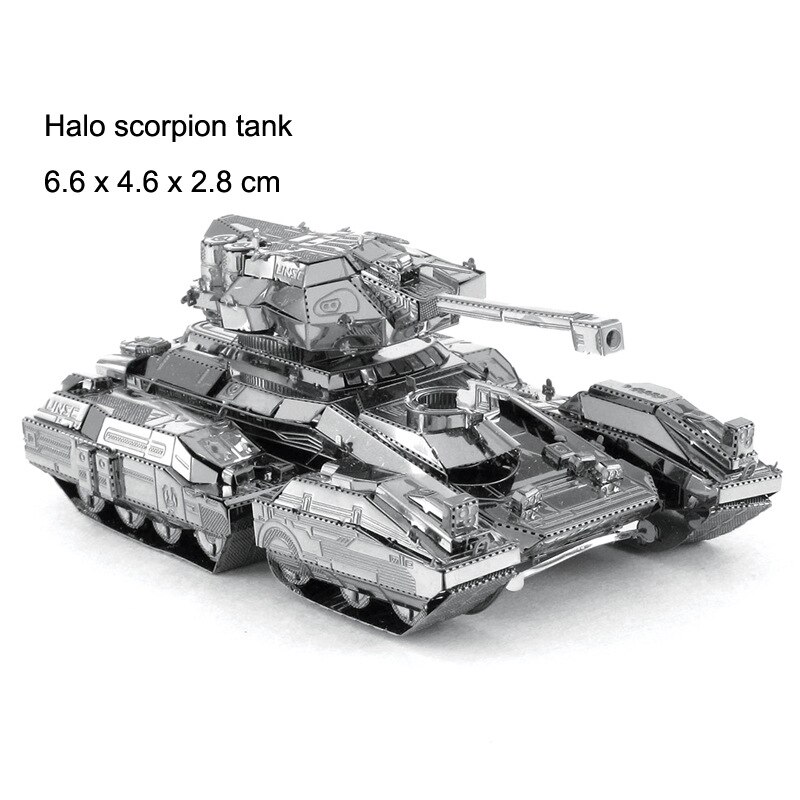 Liebe Zauber 3D Metall Montiert Modell DIY Pädagogisches Puzzle Chef Tank JS-2 Tank Sherman Tiger-typ Tanks: Scorpio Tanks